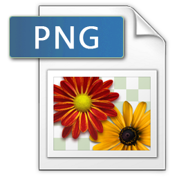 Symbolic png file graphic.