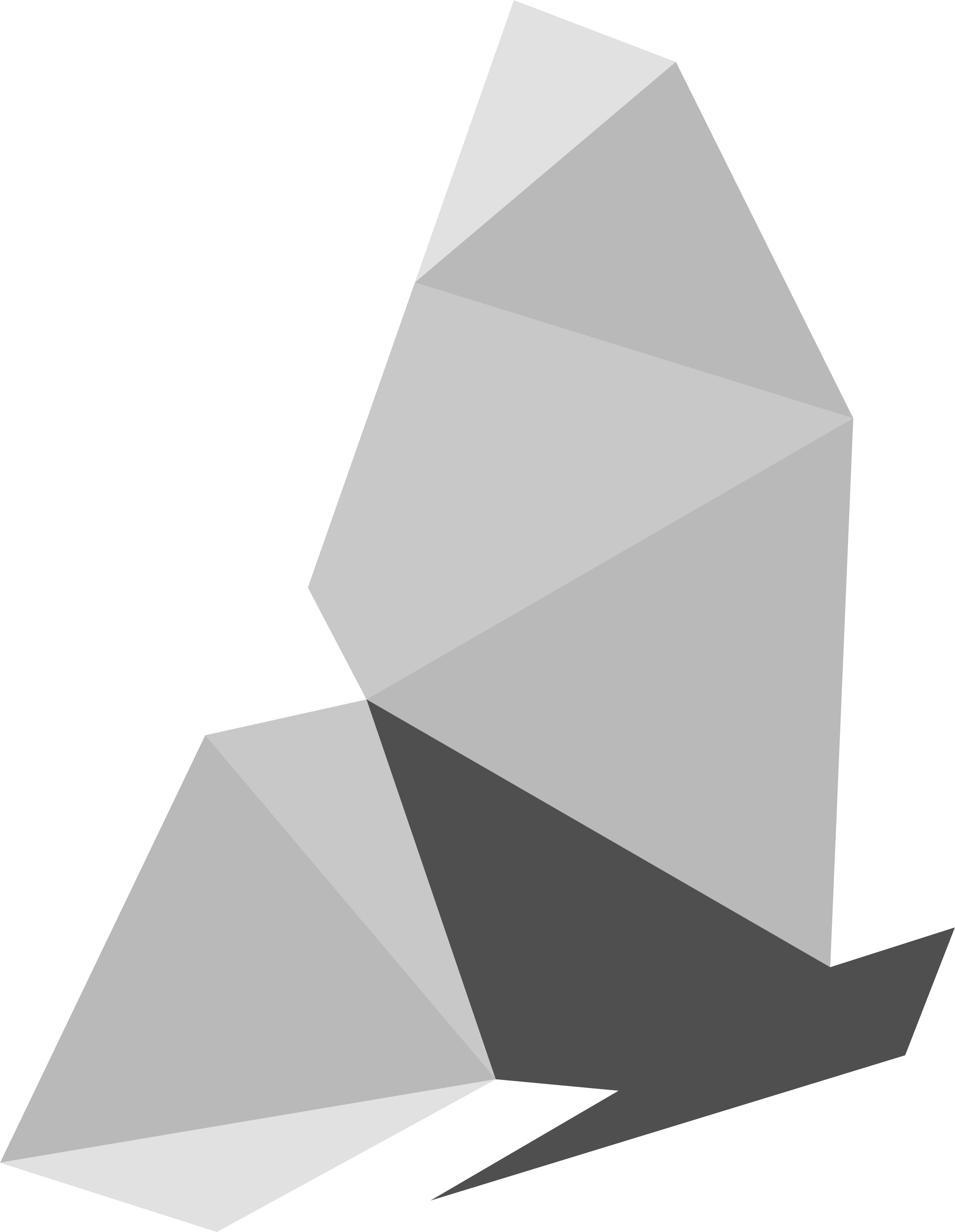 Butterfly project logo mark, grey version.