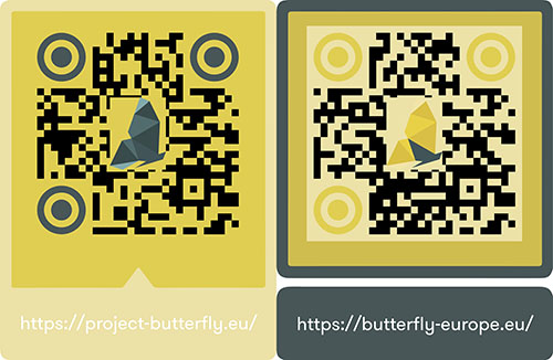 Symbolic representation of QR codes, which can be downloaded below.