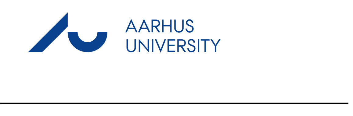 The official logo of the Aarhus University.