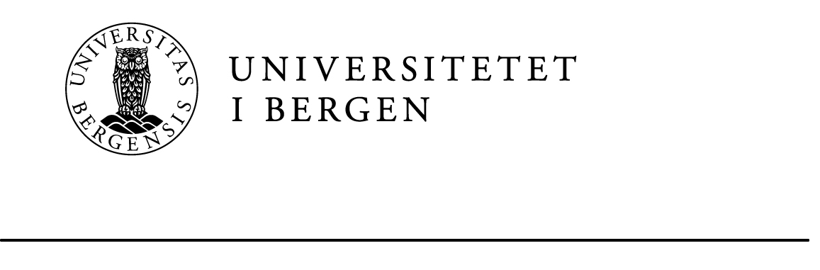 The official logo of the University of Bergen.